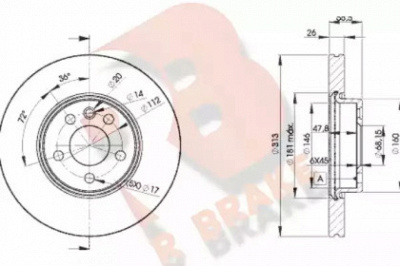 R BRAKE 78rbd21530 -  